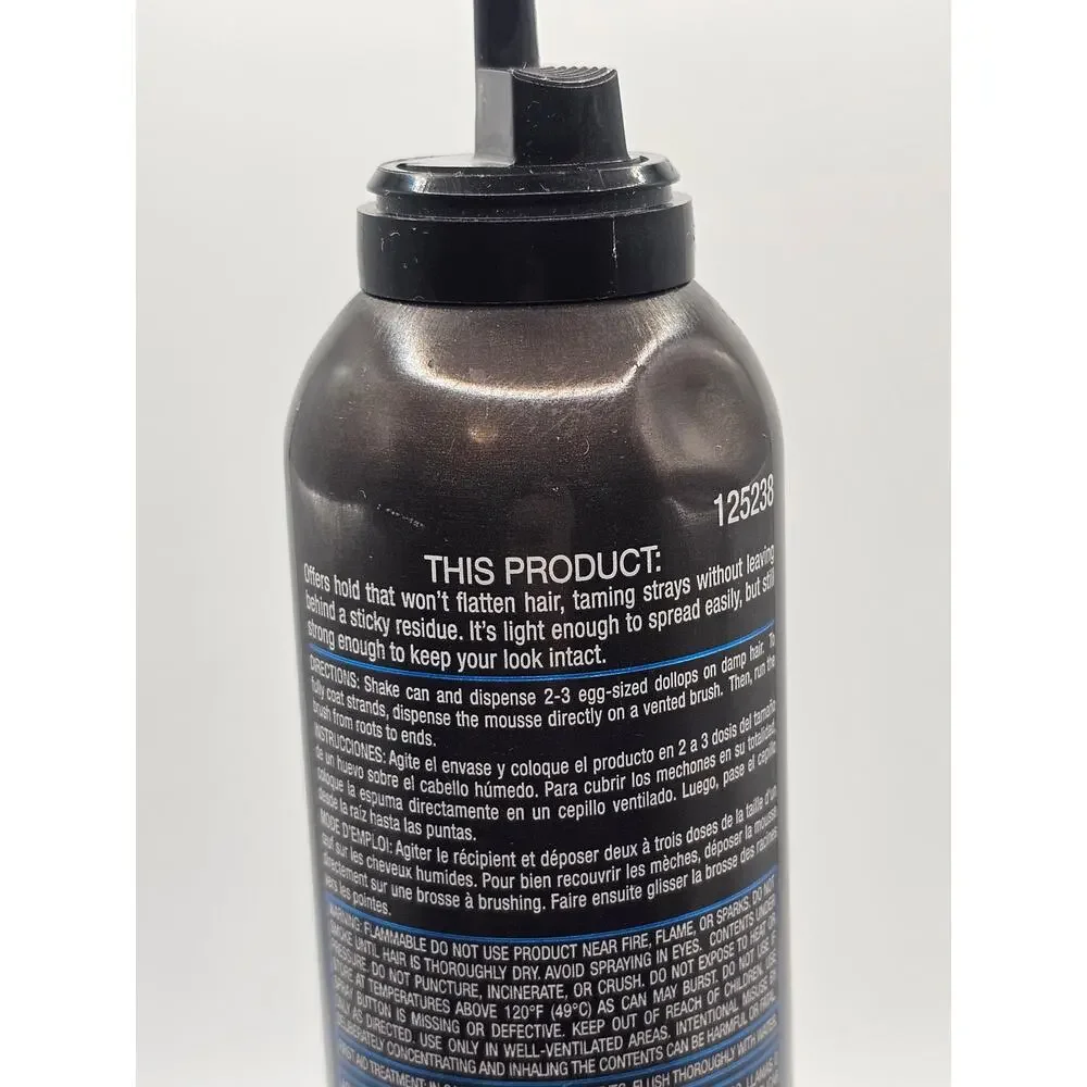Tresemme 4+4 Thickening Mousse Extra Hold 10.5 OZ,‎ NEW Bottle (missing cap)